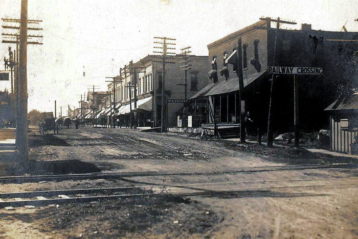 Saranac - Old Post Card Photo (newer photo)